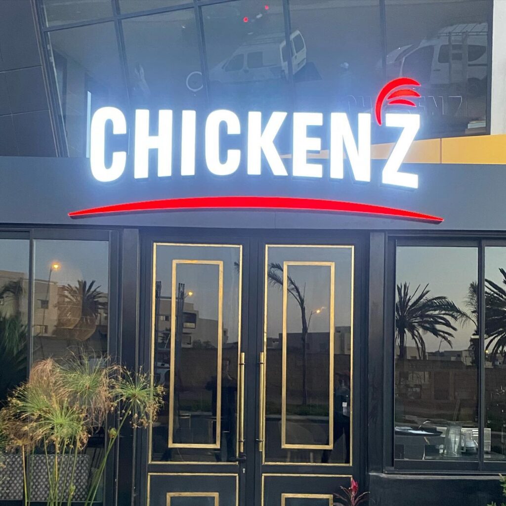 Chickenz — Enseigne lumineuse par Sign Print