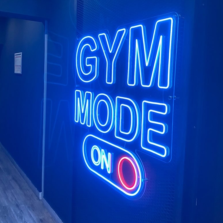 Gym Mode On — Néon salle de sport par Sign Print