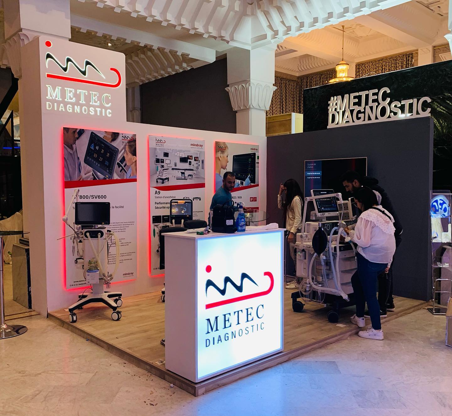#Metec Diagnostic — Stand d'exposition par Sign Print